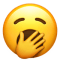 yawning